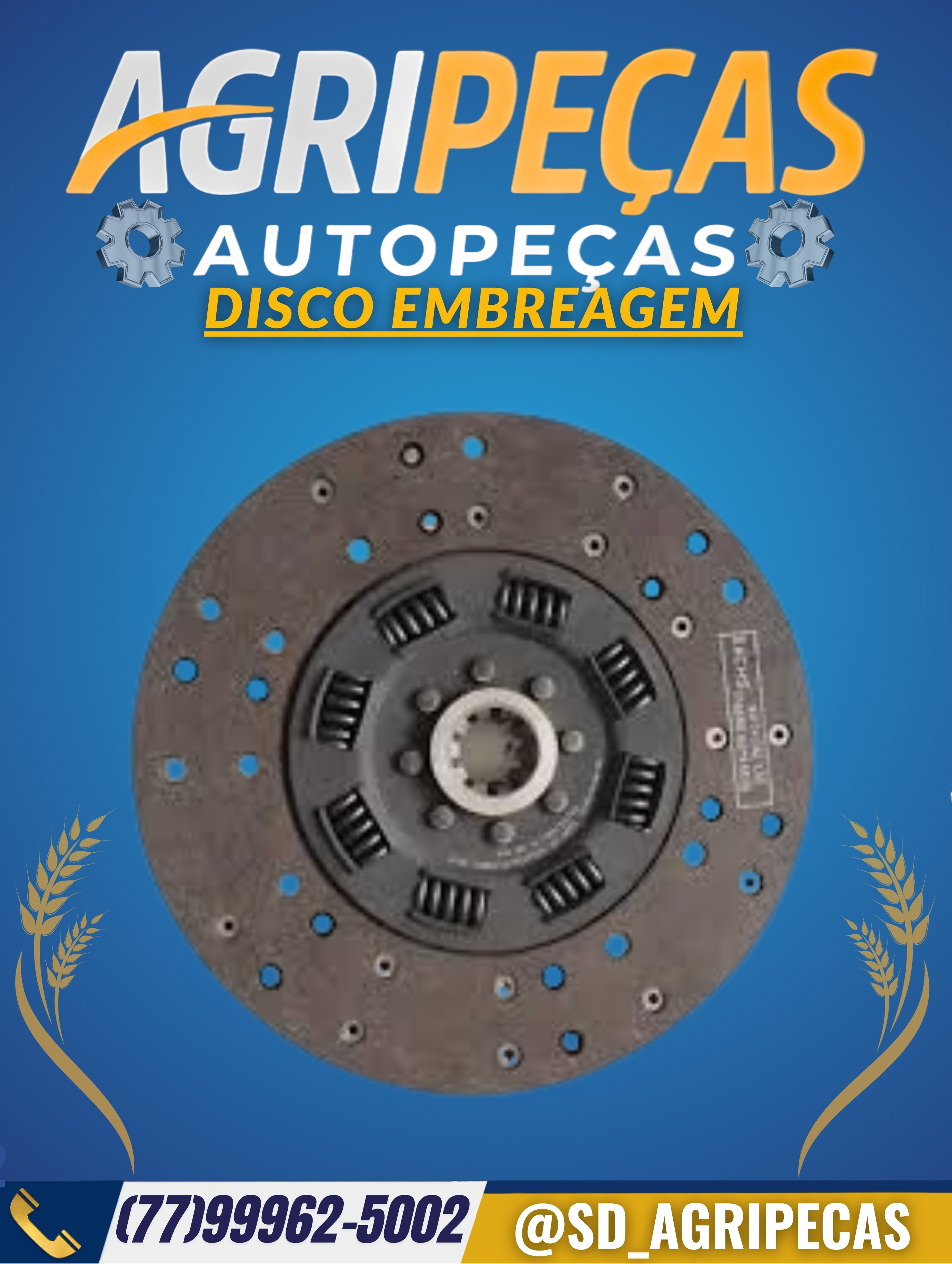 DISCO EMBREAGEM - MOLAS